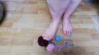 Playing with yarn