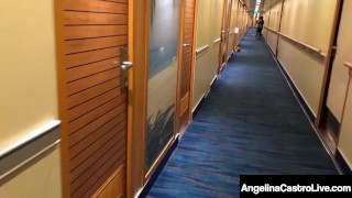 BBW Angelina Castro Masturbates As Virgo Peridot Blows BBC!