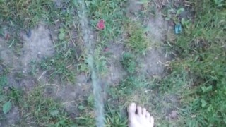 Taking a piss