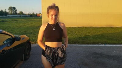 400px x 225px - Teen almost gets caught pissing in public teasing daddy upskirt panties Porn  Videos - Tube8