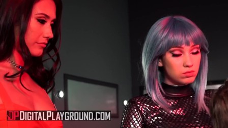 Digital Playground - Eva Lovia, and Aria Alexander share cock in parody