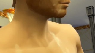 GAY SAUNA - SEX PARTY - ORGY Sims 4