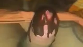 I lovely chocolate on my dick