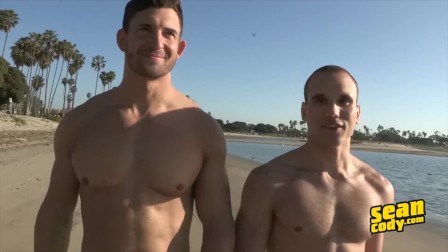 Sean Cody - Two muscular hunks Frankie & Joey Bareback ass fuck
