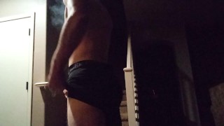 BWC and fat ass in spandex