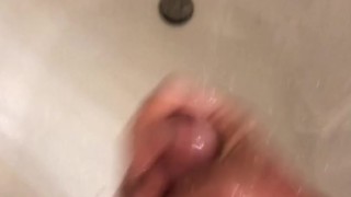 Masturbating in the Shower