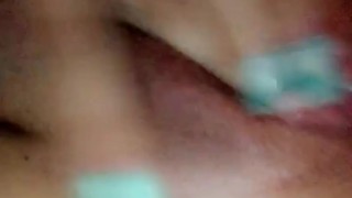 Clit rubbing orgasm