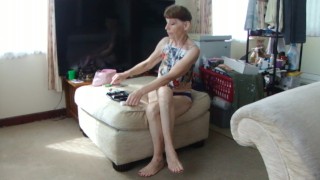 Doing Manicure For You, Applying Cream On Arms, Purple Knickers, Seduction!