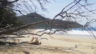 Sun, beach, breeze and me.