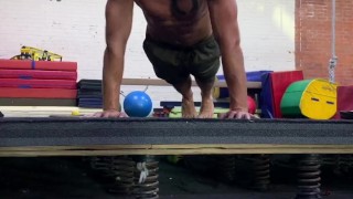 Dante Colle Sweaty Workout with Masturbation ASMR