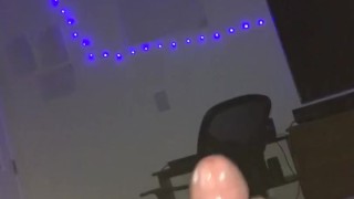 Solo white male masterbation