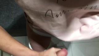 I want you to cum in my panties in the fitting room