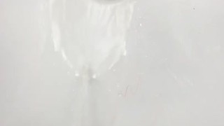 twink is so desperate to piss he pisses in dorm sink