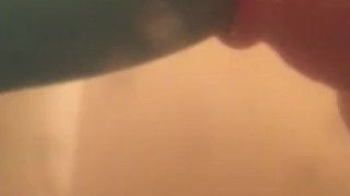 Sucking your cock in the shower 
