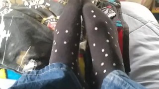 Sock play/rubbing