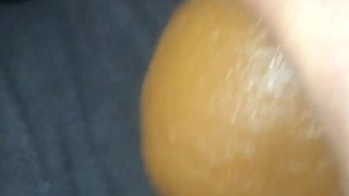 fucking my hole with Dildo