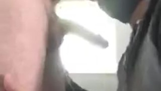 Straight alpha dom returns to use gagging faggot's throat - Part One