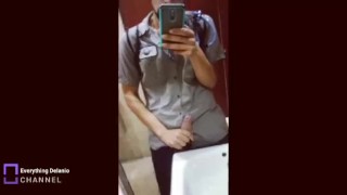 Latino Floppy Cock at work uniform Compilation