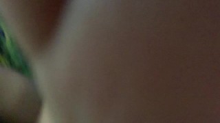*CLOSE UP* Latina cums for 5 minutes with BUTTPLUG