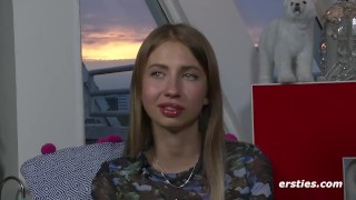 Stunning Teen Ellie Fingers Herself to Orgasm