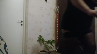 Amateur milf play with toy at home. BBW big boobs