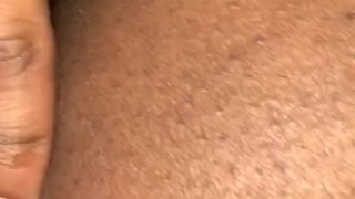 teen trying her new but plug out!!