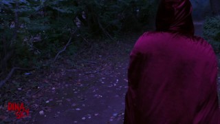 Red Riding Hood Cosplay Masturbation Bad Dragon Dildo