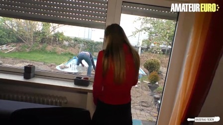 amateurEuro - mature German Wife Cums Hard On Neighbor's Cock