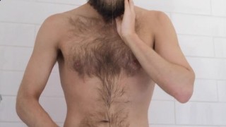 Quick drink in shower