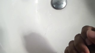 Big black cock | Quick cum at work