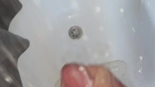 Nice wet shower masturbation