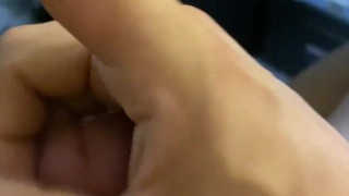 Daddy Jerking off by the computer
