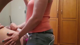 Pegging him to Anal Orgasm!