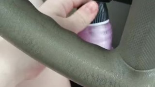 Female orgasms in car