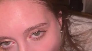 Driving instructor teacher gets spontaneous Public Blowjob in the car while working