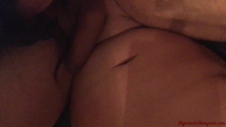 Threesome Sex Party In My Tight Ass.POV Double Barrel blowjob (Second Part)