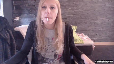 Blonde Dutch Petite Smoking Compilation