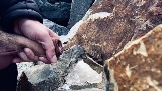 Happy ENDING JERK Session with a view ** HUGE / THICK / WHITE CUMSHOT **