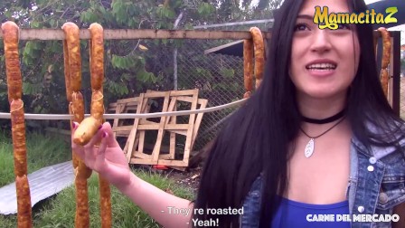 MamacitaZ - Super HOT Colombian Meat Vendor Craves A Different Type Of Meat