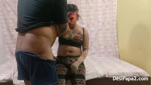 Desi indian Couple Fucking Horny Man Pressing Bhabhi Boobs Fucking Pussy
