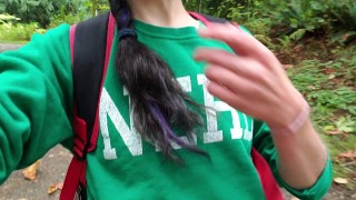 Nerdy Faery Desperate In Public