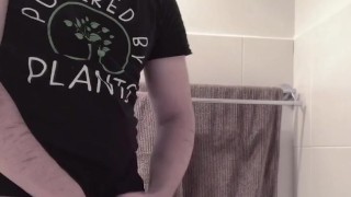 Jerking off In My Bathroom Till I Cum 