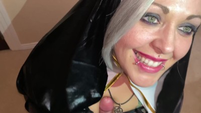 400px x 225px - Slutty Nun Sucks Cock Till She Gets A Sticky Cum Confession On Her Face Porn  Videos - Tube8