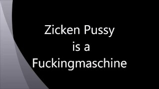 Big Dildo ride Zicken Pussy