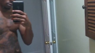 me playing before shower