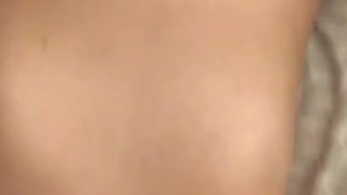 Hot dirty Latina tasting her cum