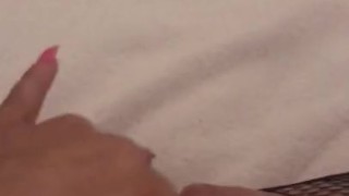 Naughty teen squirts while listening to parents fuck next door