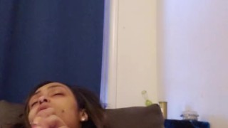 All I want is cum shooting all over my tight pink pussy
