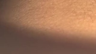 Hairy teen jerks off