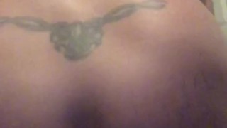 Riding my thick dildo in both holes!! 